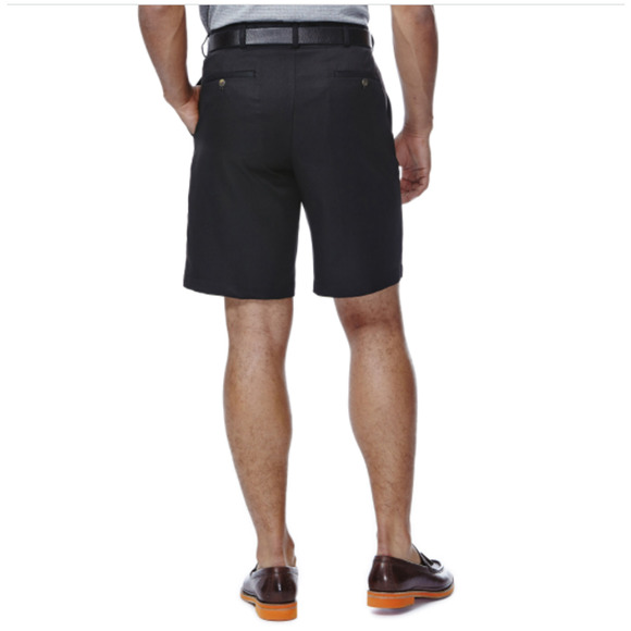 Haggar Cool 18 Shorts Regular Fit, Flat Front, Expandable Waistband - Picture 3 of 5